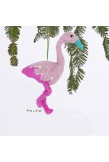 rockflowerpaper Felt Ornament, Flamingo