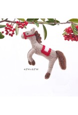rockflowerpaper Felt Ornament, Horse