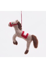 rockflowerpaper Felt Ornament, Horse