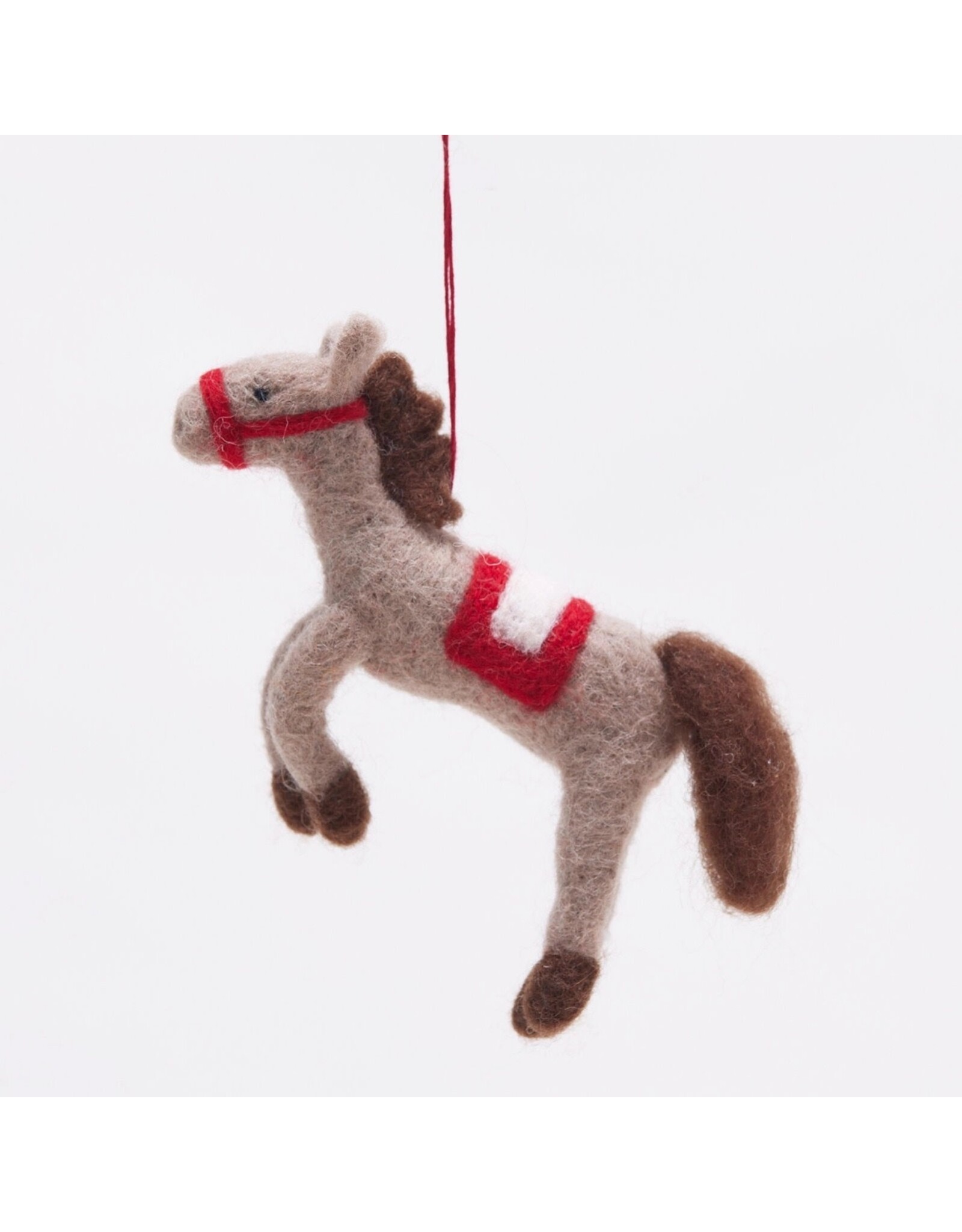 rockflowerpaper Felt Ornament, Horse