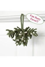 rockflowerpaper Felt Ornament, Mistletoe