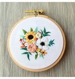 Jessica Long Embroidery Cozy Harvest, Beginner Embroidery Kit