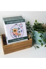 Jessica Long Embroidery Cozy Harvest, Beginner Embroidery Kit
