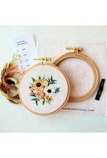 Jessica Long Embroidery Cozy Harvest, Beginner Embroidery Kit