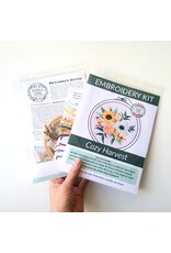 Jessica Long Embroidery Cozy Harvest, Beginner Embroidery Kit