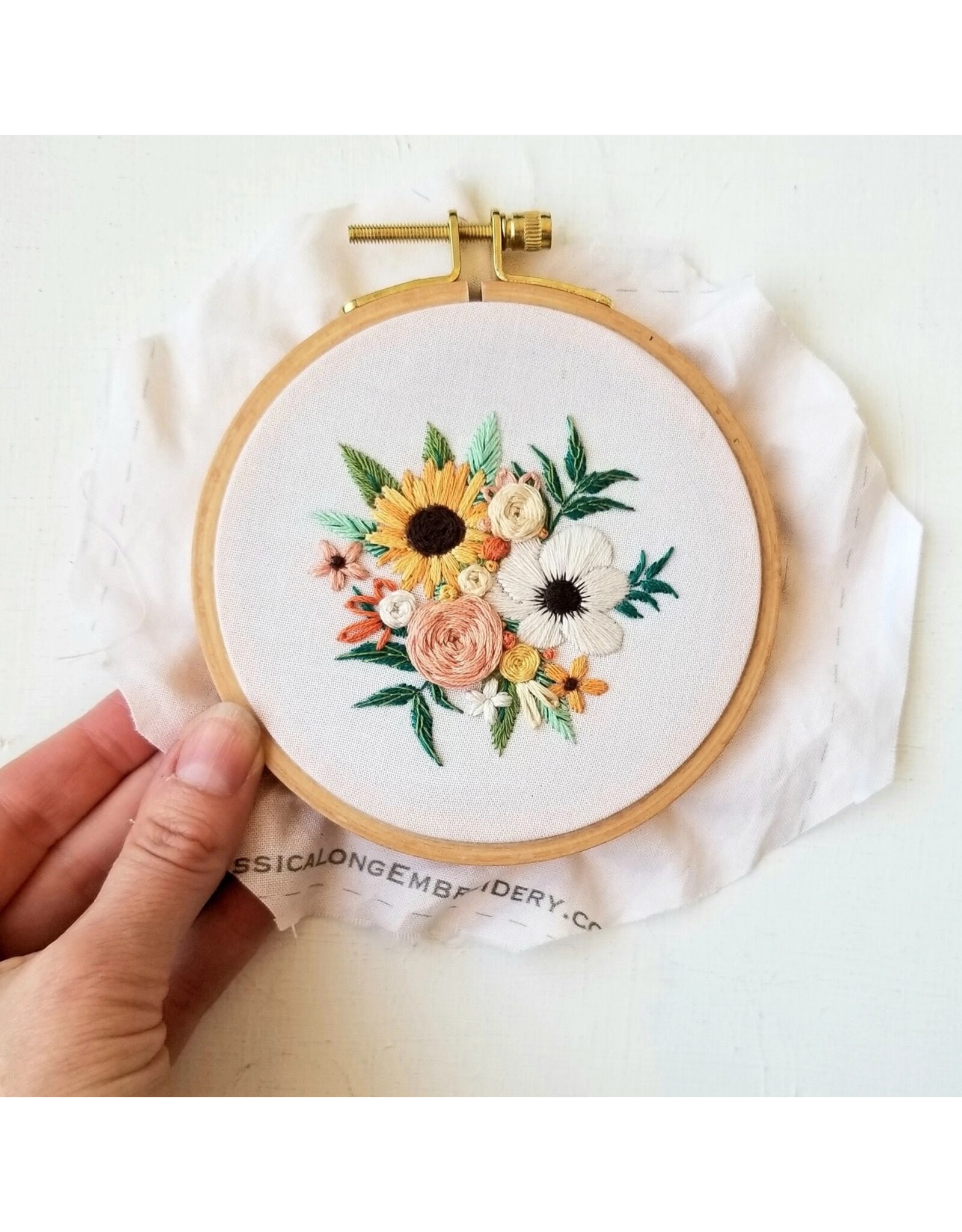 Jessica Long Embroidery Cozy Harvest, Beginner Embroidery Kit