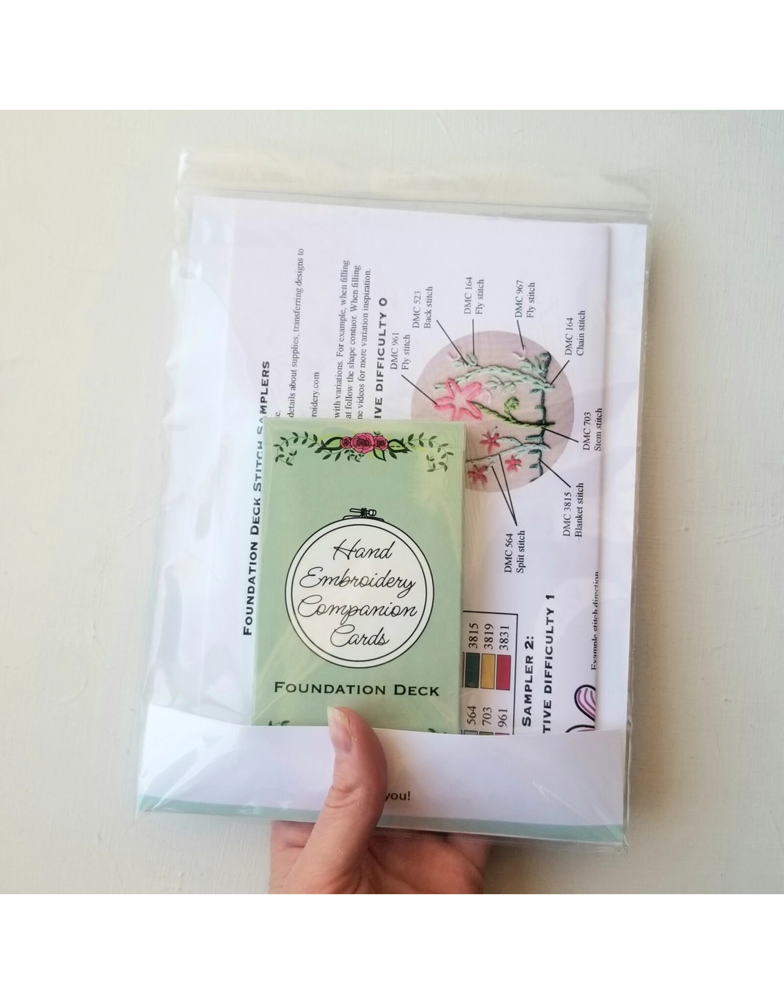 Jessica Long Embroidery ON SALE-Hand Embroidery Companion Cards
