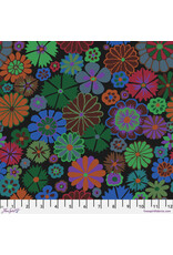 Kaffe Fassett Collective Kaffe Collective, Folk Flower in Dark, Fabric Half-Yards