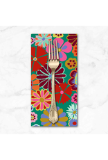 PD's Kaffe Fassett Collection Kaffe Collective, Folk Flower in Multi, Dinner Napkin