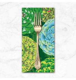 PD's Kaffe Fassett Collection Kaffe Collective, Japonica in Green, Dinner Napkin
