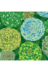 Kaffe Fassett Collective Kaffe Collective, Japonica in Green, Fabric Half-Yards