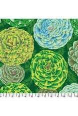 Kaffe Fassett Collective Kaffe Collective, Japonica in Green, Fabric Half-Yards