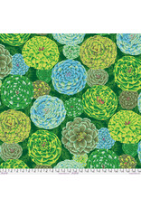 Kaffe Fassett Collective Kaffe Collective, Japonica in Green, Fabric Half-Yards
