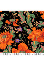 Kaffe Fassett Kaffe Collective, Papaver in Orange, Fabric Half-Yards