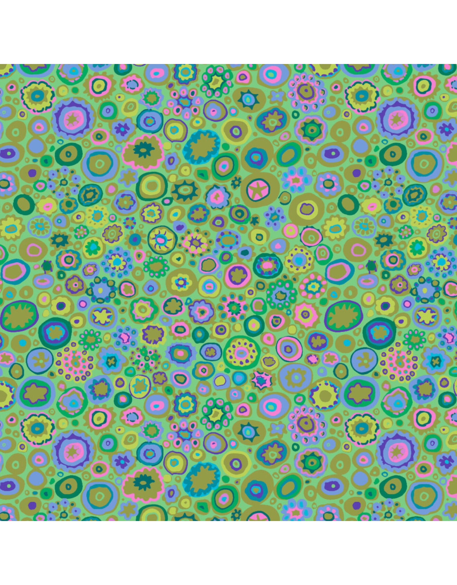 Kaffe Fassett Kaffe Collective, Paperweight in Emerald, Fabric Half-Yards