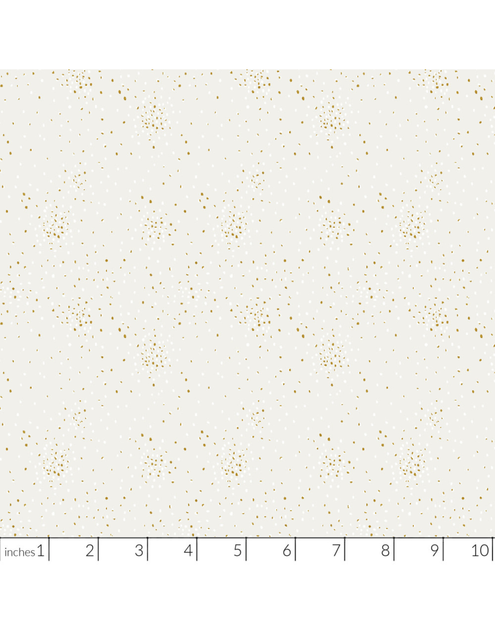 Cotton + Steel Clusters, Dove with Metallic, Fabric Half-Yards