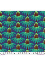 Anna Maria Cotton Lawn, Love Always AM, Echinacea in Sea, Fabric Half-Yards