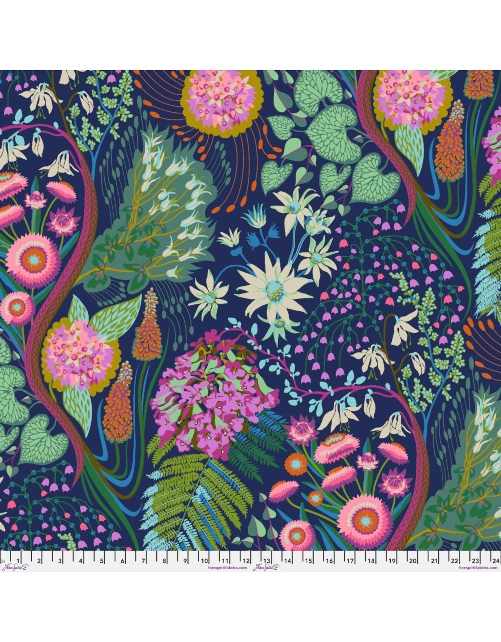 Anna Maria Cotton Lawn, Love Always AM, Source Code in Glisten, Fabric Half-Yards