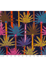 PD's Alexander Henry Collection Indigo West, Isla Vista in Color Burst, Dinner Napkin