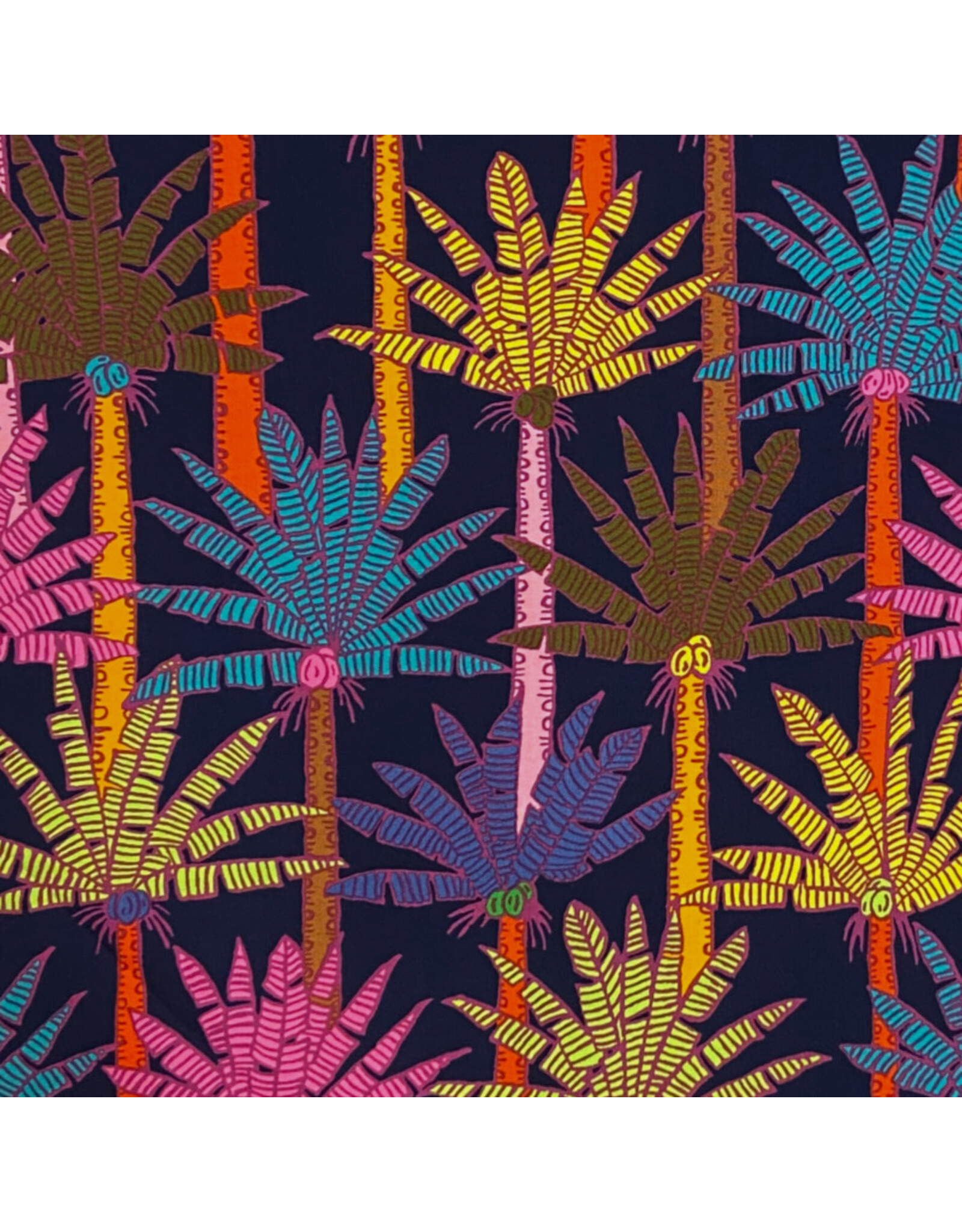 Alexander Henry Fabrics Indigo West, Isla Vista in Color Burst, Fabric Half-Yards
