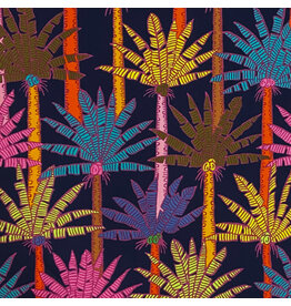 Alexander Henry Fabrics Indigo West, Isla Vista in Color Burst, Fabric Half-Yards