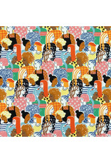 Alexander Henry Fabrics Nicole's Prints, Stronger Together in Bright, Fabric Half-Yards