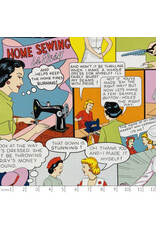 Alexander Henry Fabrics Nicole's Prints, Home Sewing is Easy in Multi, Fabric Half-Yards