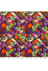 Alexander Henry Fabrics Nicole's Prints, Balmoral Floral in Monarch Bright, Fabric Half-Yards