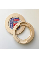 Modern Hoopla Square Hoop Frame in Natural for 6" Embroidery Hoop