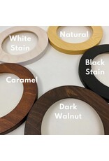 Modern Hoopla Square Hoop Frame in Caramel for 5" Embroidery Hoop