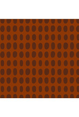 Deborah Fisher Night Rainbow, Spot in Paprika, Fabric Half-Yards