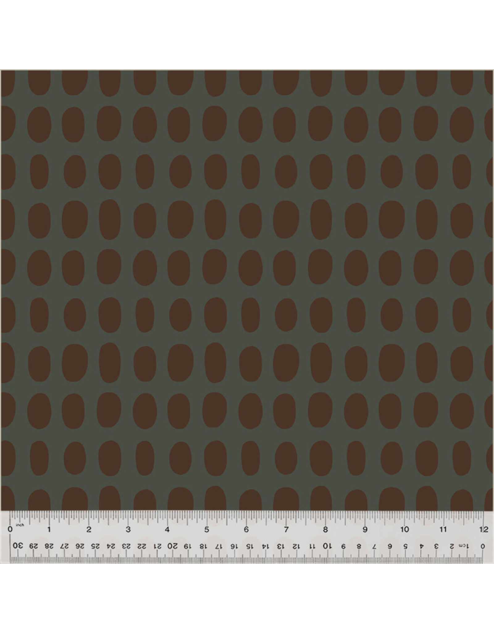 Deborah Fisher Night Rainbow, Spot in Cement, Fabric Half-Yards