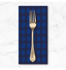 PD's Deborah Fisher Collection Night Rainbow, Spot in Blueberry, Dinner Napkin
