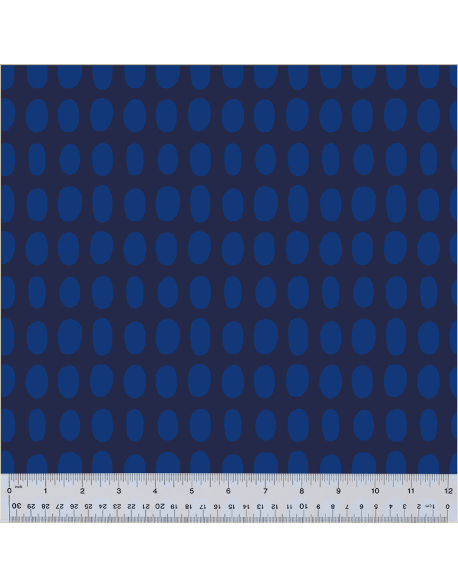 PD's Deborah Fisher Collection Night Rainbow, Spot in Blueberry, Dinner Napkin