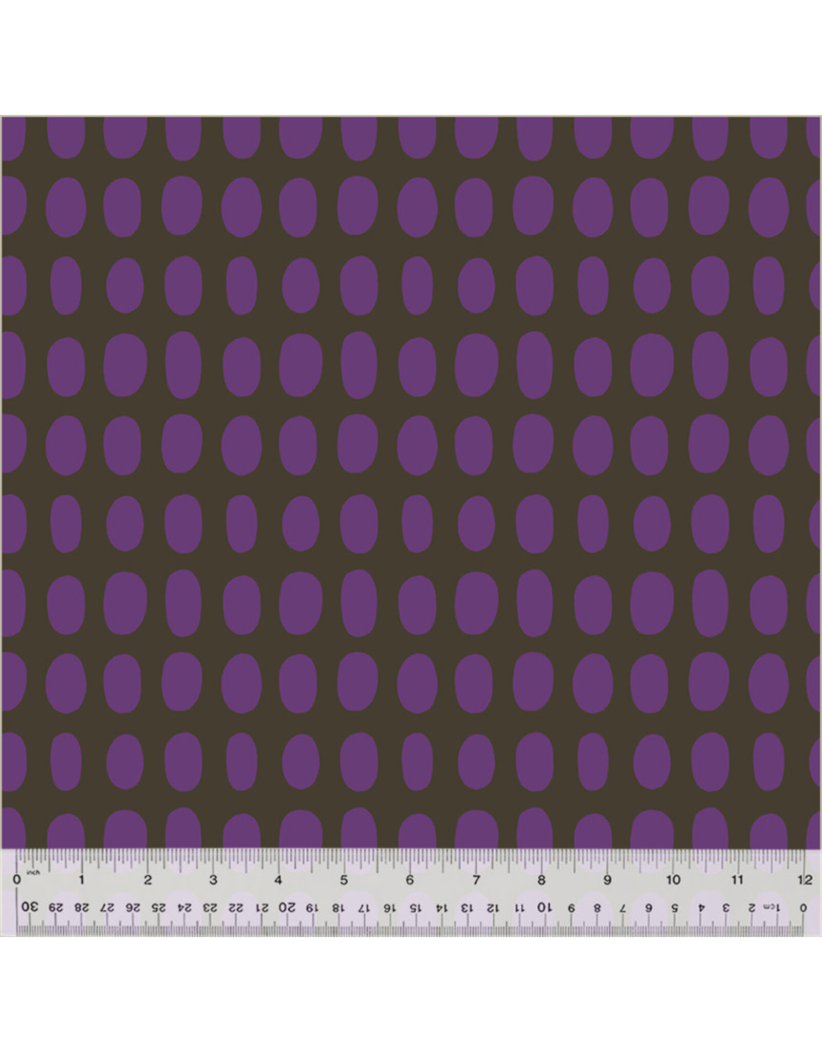 Deborah Fisher Night Rainbow, Spot in Blackberry, Fabric Half-Yards