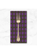 PD's Deborah Fisher Collection Night Rainbow, Spot in Blackberry, Dinner Napkin