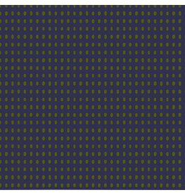 Deborah Fisher Night Rainbow, Speck in Blueberry, Fabric Half-Yards