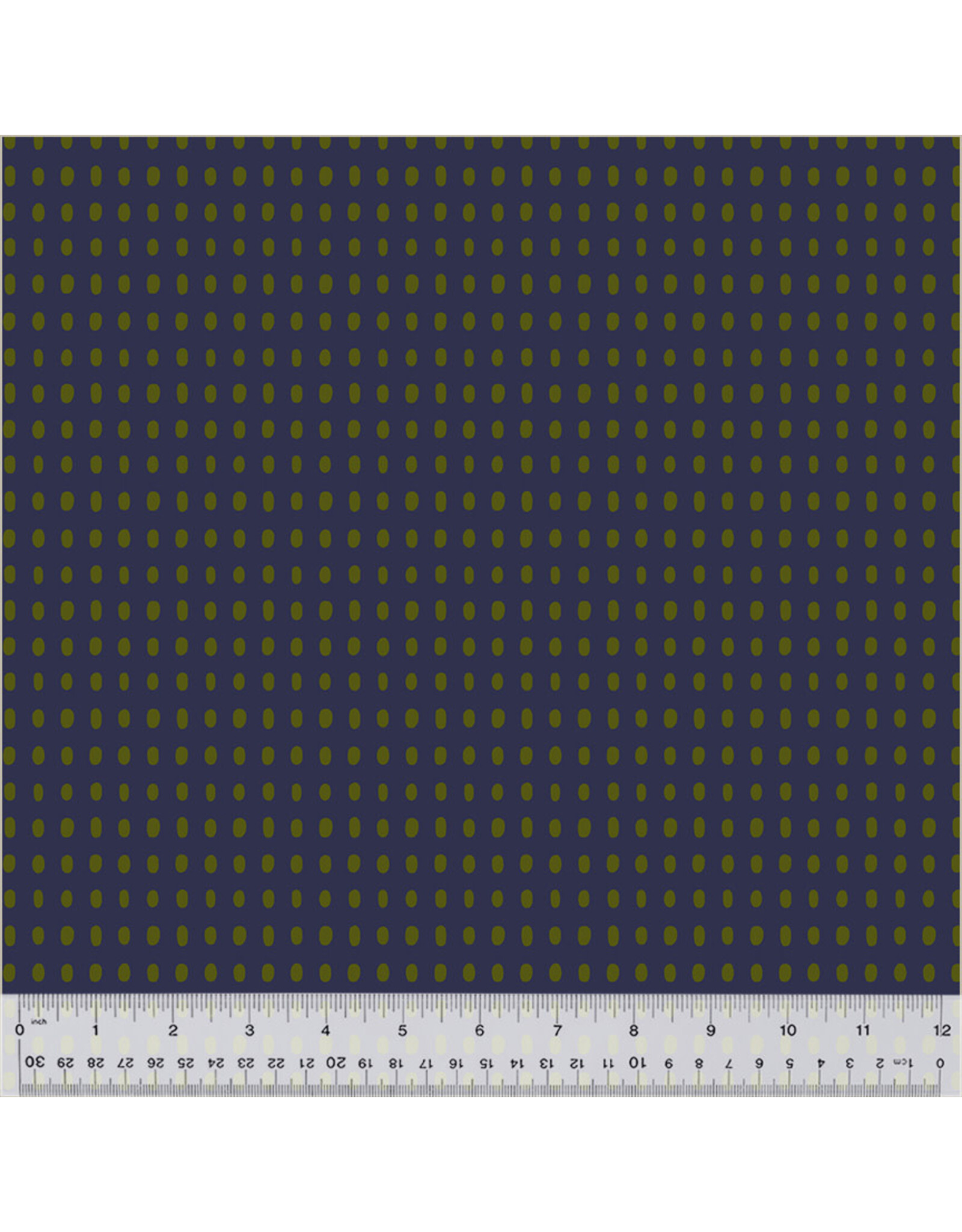 Deborah Fisher Night Rainbow, Speck in Blueberry, Fabric Half-Yards