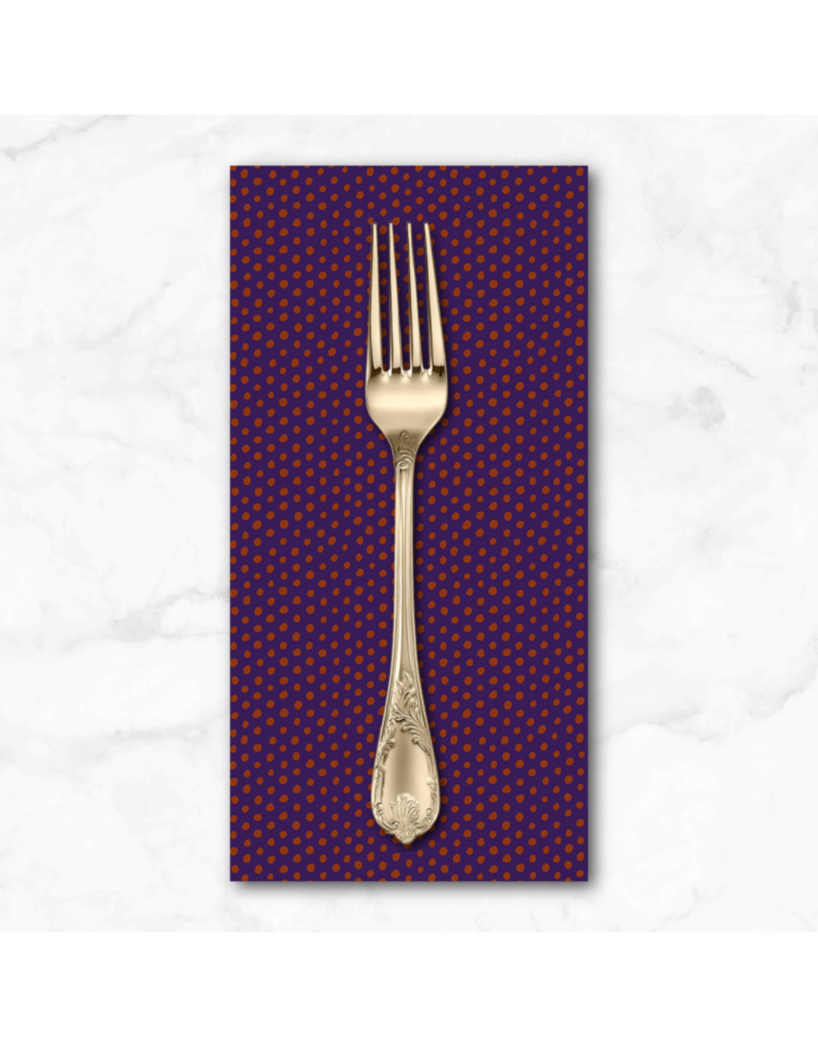 PD's Deborah Fisher Collection Night Rainbow, Scatter in Violet, Dinner Napkin