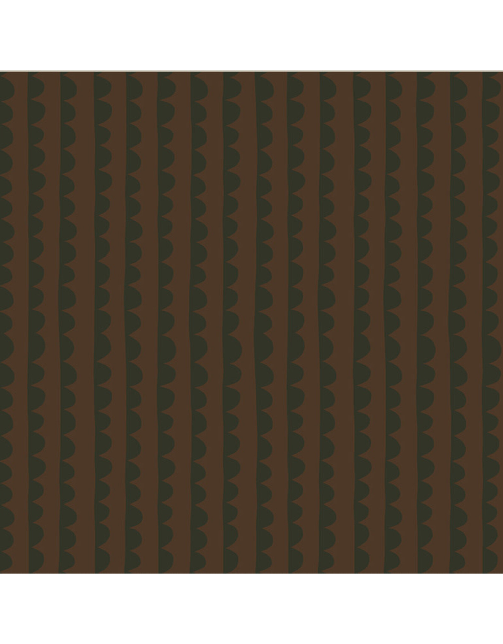 Deborah Fisher Night Rainbow, Scallop in Umber, Fabric Half-Yards