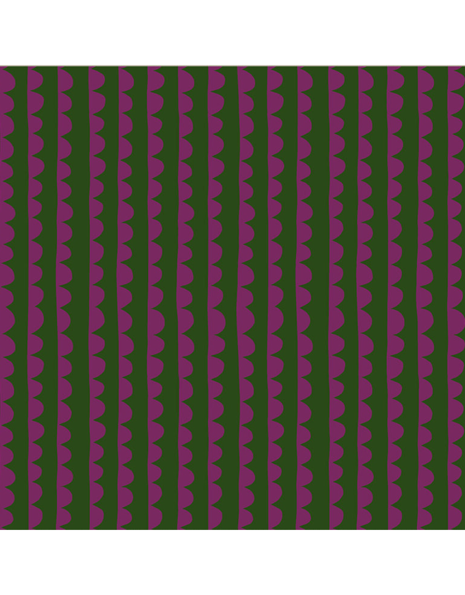 Deborah Fisher Night Rainbow, Scallop in Turnip, Fabric Half-Yards