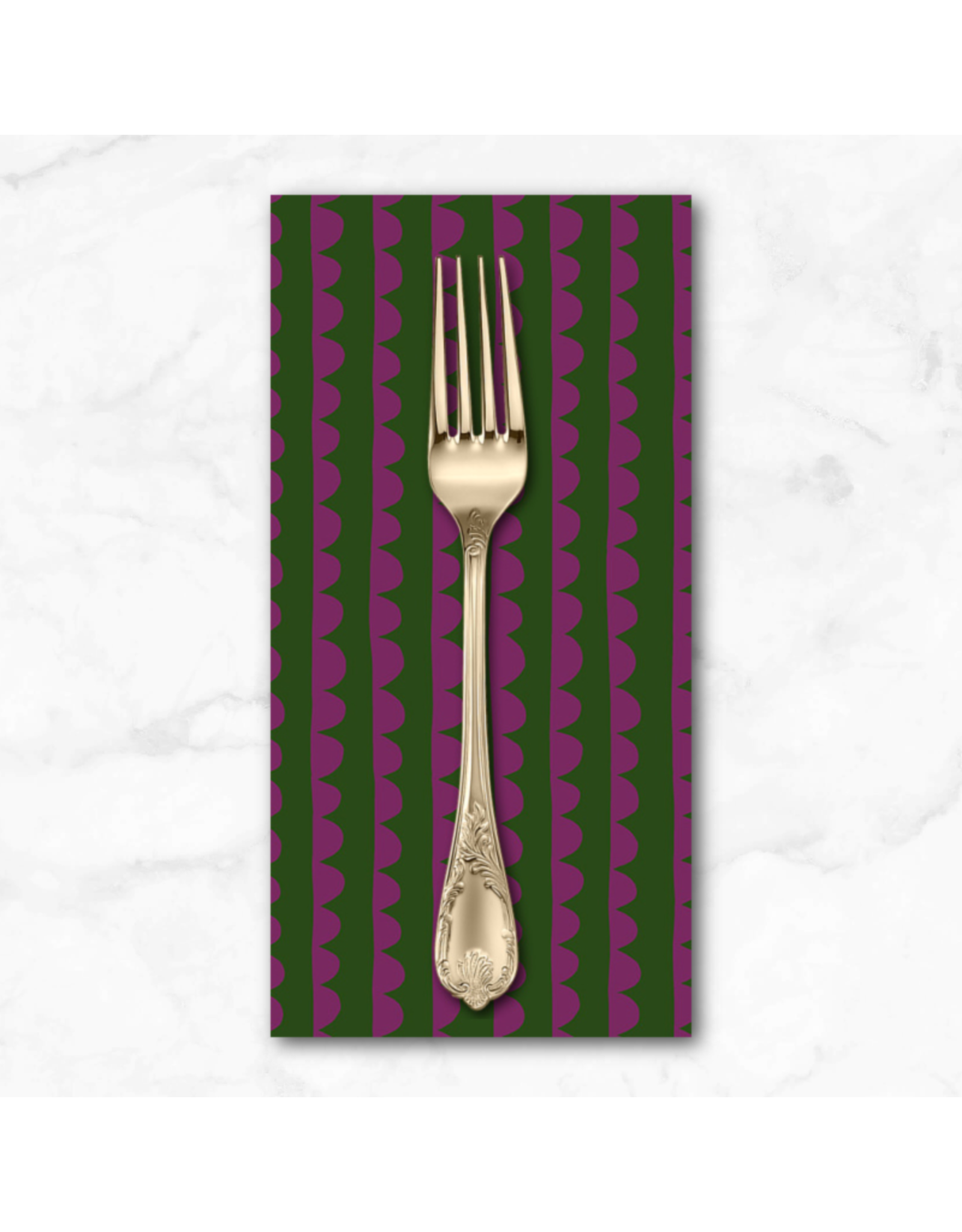 PD's Deborah Fisher Collection Night Rainbow, Scallop in Turnip, Dinner Napkin