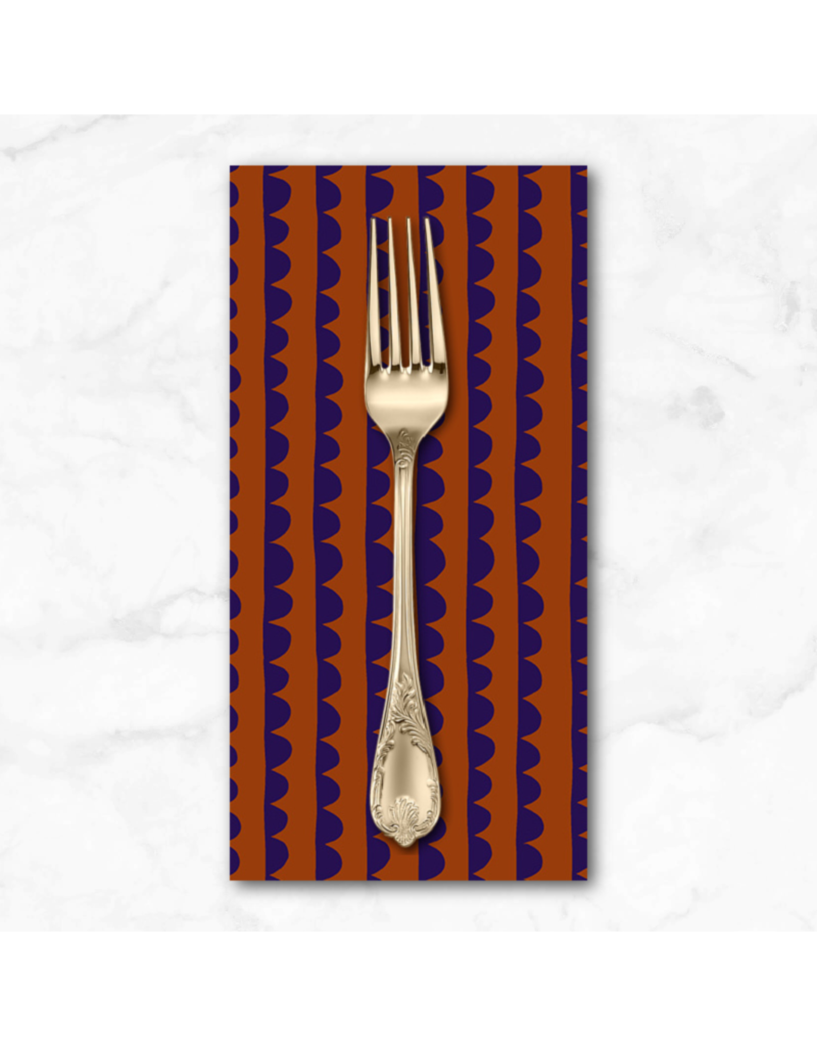 PD's Deborah Fisher Collection Night Rainbow, Scallop in Paprika, Dinner Napkin