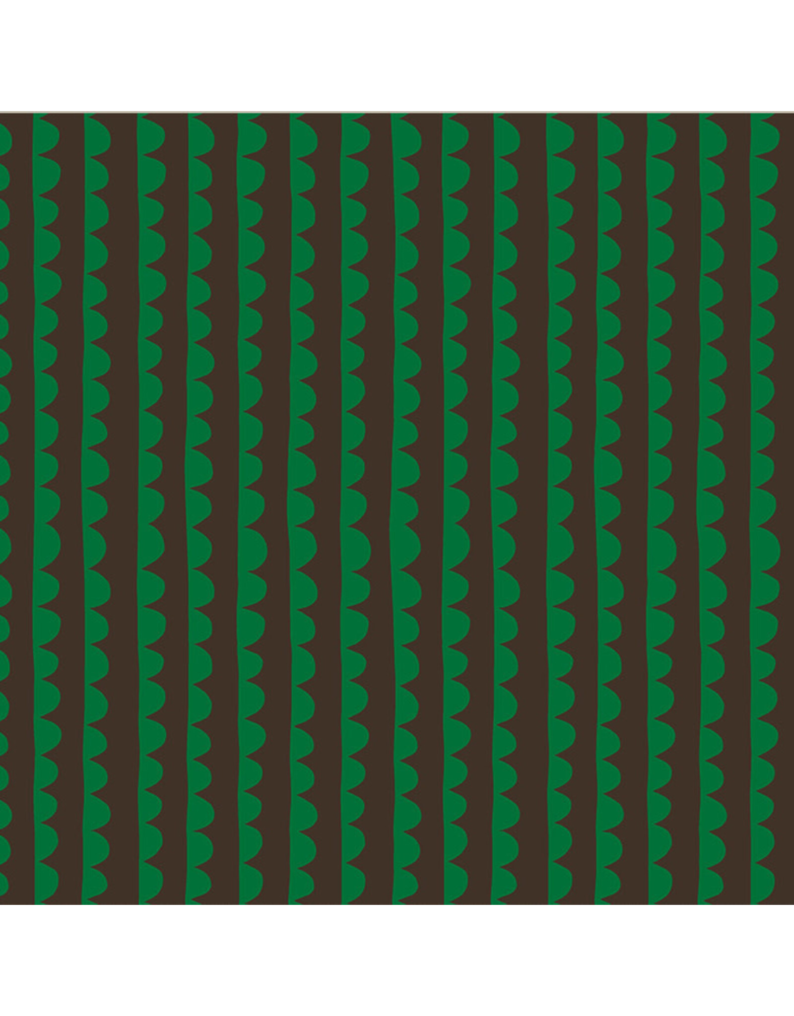 Deborah Fisher Night Rainbow, Scallop in Mudpie, Fabric Half-Yards