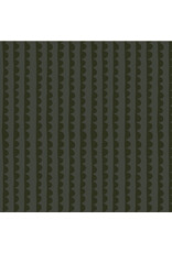 Deborah Fisher Night Rainbow, Scallop in Asphalt, Fabric Half-Yards