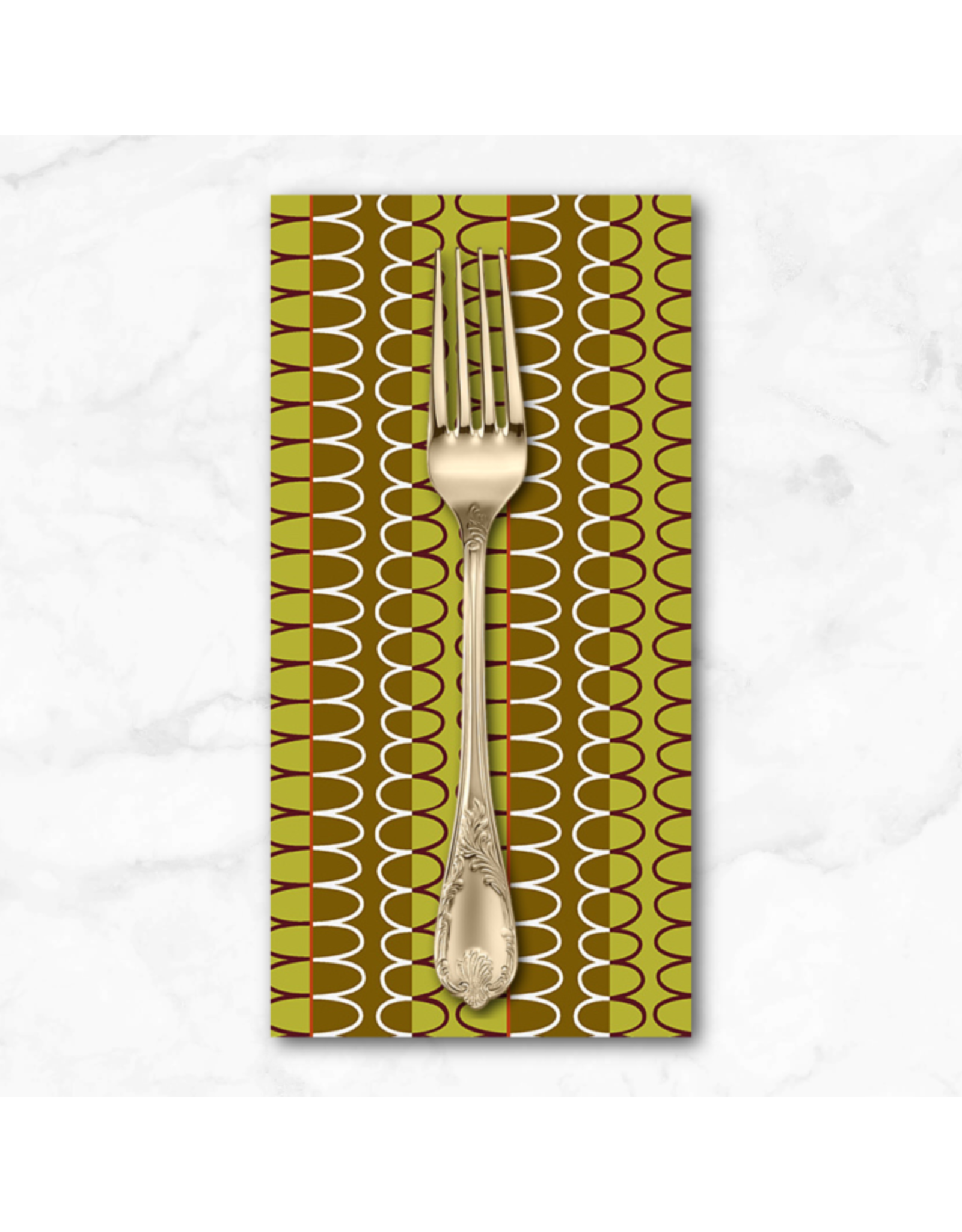PD's Deborah Fisher Collection Night Rainbow, Boundless Binding in Gingersnap, Dinner Napkin