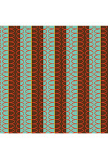 Deborah Fisher Night Rainbow, Boundless Binding in Auburn, Fabric Half-Yards