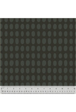 Deborah Fisher Cotton Canvas, Night Rainbow, Spot in Poppy Seed, Fabric Half-Yards