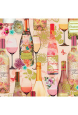 Robert Kaufman Happy Hour in Blush, Fabric Half-Yards