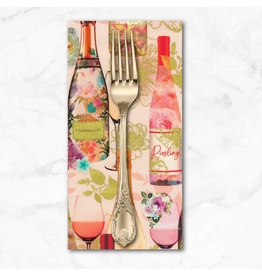 PD's Robert Kaufman Collection Happy Hour in Blush, Dinner Napkin